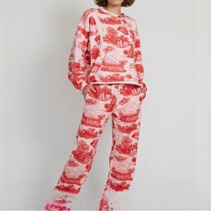 Rachel Antonoff Helen Sweatshirt Tony Soprano Toile